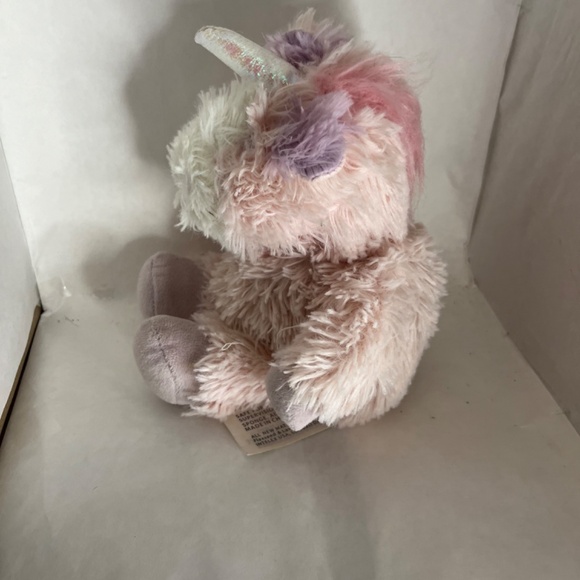 Warmies Pink/Purple Unicorn Plush Stuffed Animal Weighted microwaveable - Picture 4 of 7